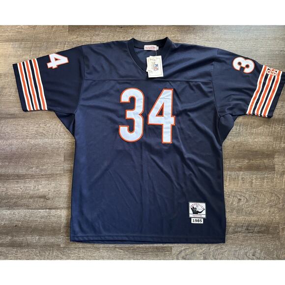 Authentic NWT 1985 Chicago Bears Walter Payton Mitchell & Ness Size 54 - Picture 1 of 7